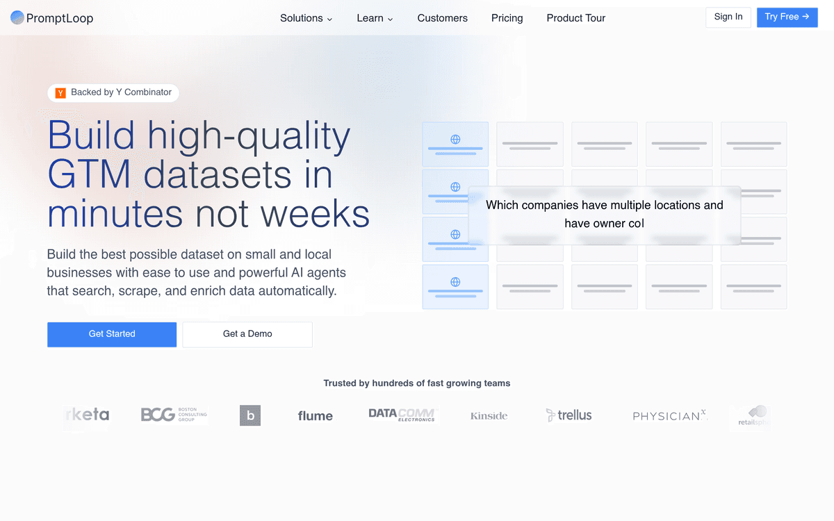 PromptLoop Sheets & Salesforce